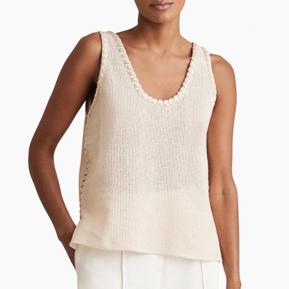 Reiss Carla Crochet Crafted Tank Top Size 0